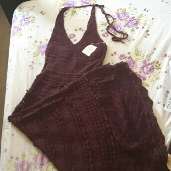 VICTORIA’S SECRET CROCHET HALTER MAXI 🔥 - Picture 5 of 10